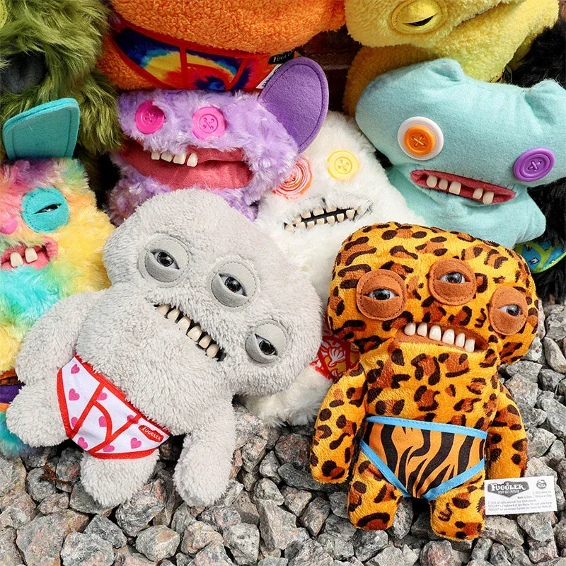 100% Original Fuggler Funny Ugly Monster Plush Doll Old Tooth Fuggler Stuffed Doll Peluche Toys Collectible Gifts