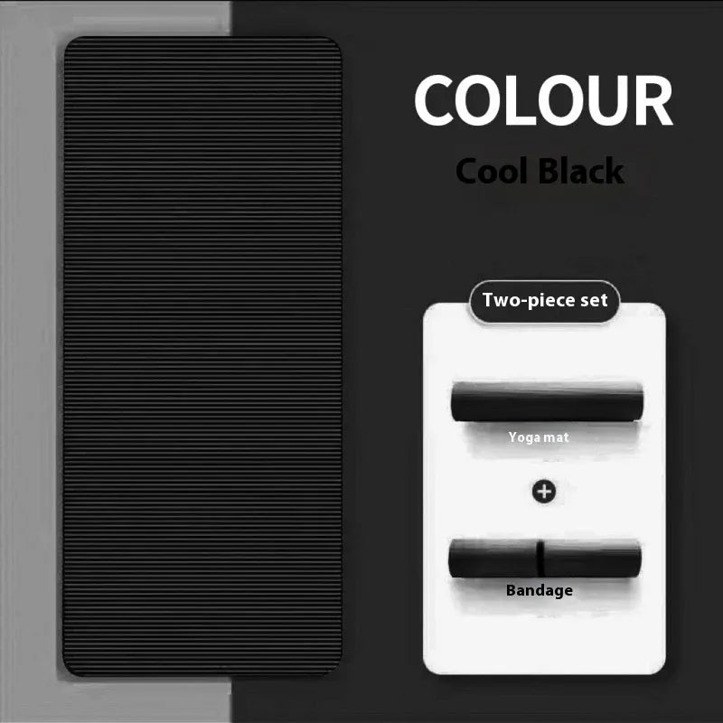 10MM Non-Slip Athletic Yoga Mat for Home Training, Pilates and Gymnastics