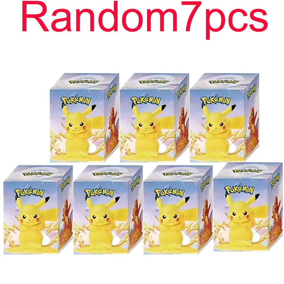 12 Pokémon Action Dolls Pikachu Blind Box Anime Models Desktop Decorations