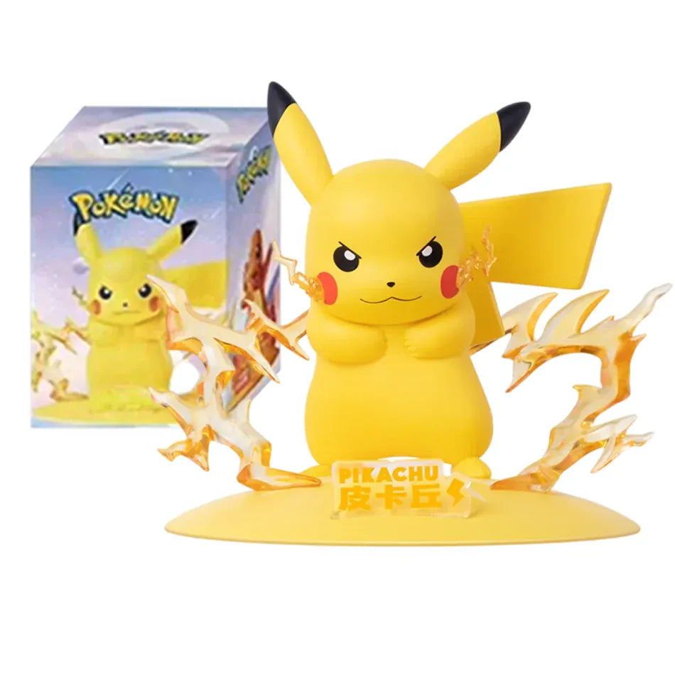 12 Pokémon Action Dolls Pikachu Blind Box Anime Models Desktop Decorations