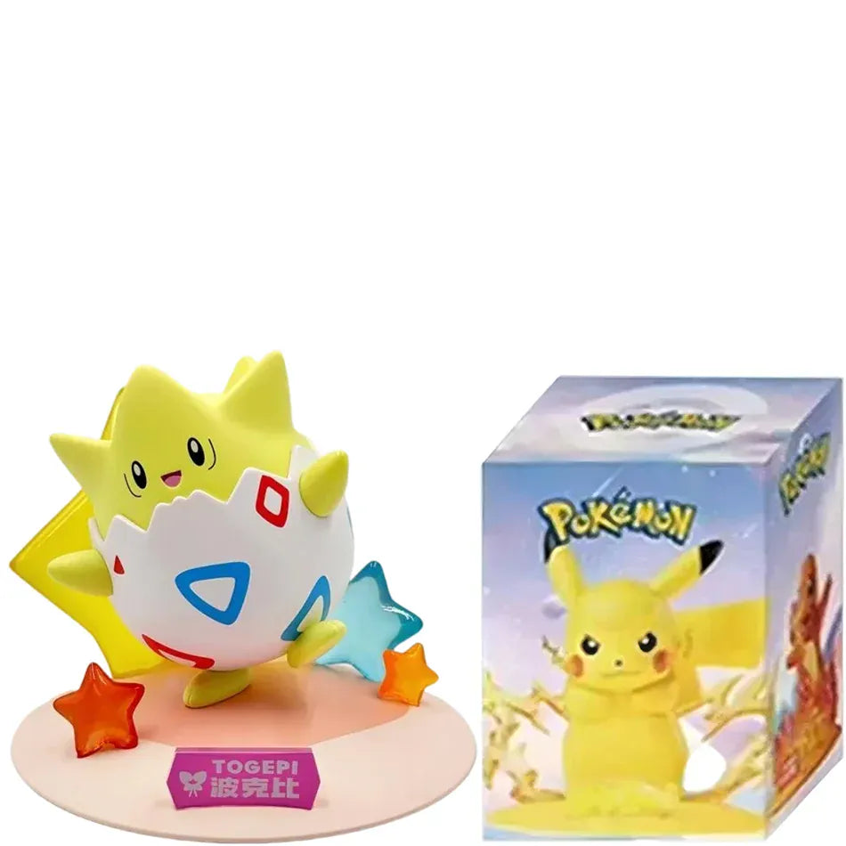 12 Pokémon Action Dolls Pikachu Blind Box Anime Models Desktop Decorations