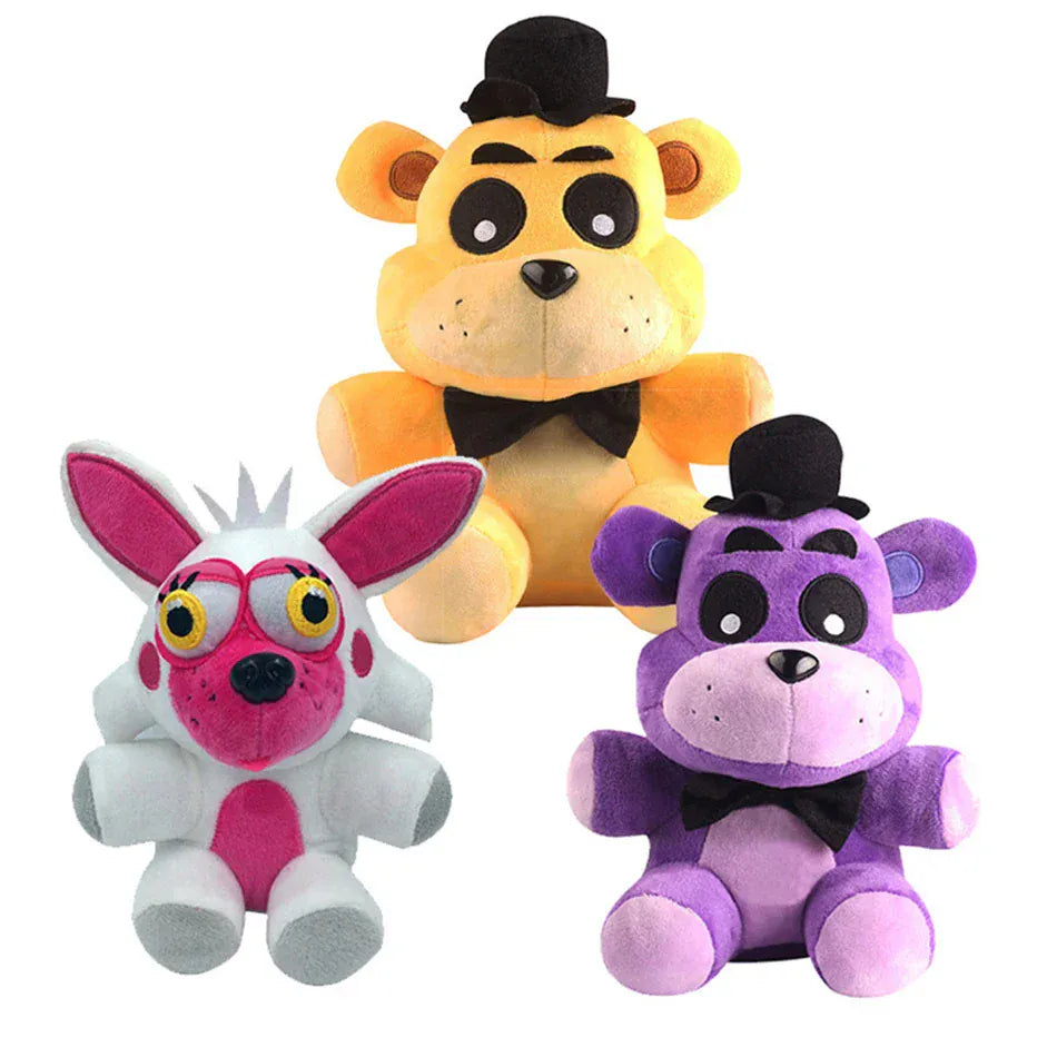 18cm FNAF Plush Toys Kawaii Freddys Animal Foxy Bonnie Bear Ribbit Stuffed Plush Toys In Stock Plush Birthday Gift For Kids AAA