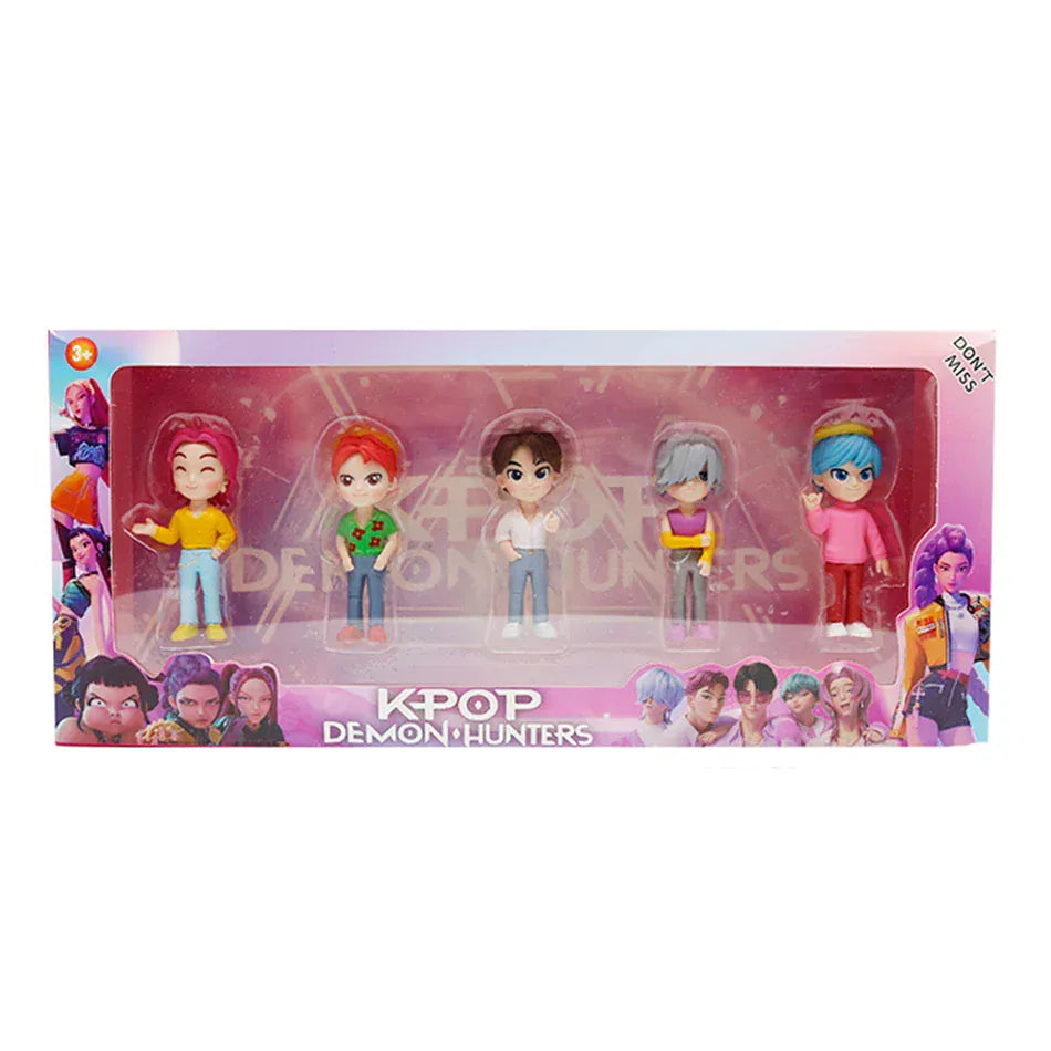 2026NEW Kpop Devil Hunter Rumi Zoe Mira anime polyvinyl chloride character collection desktop trinkets Childrens New Year gift