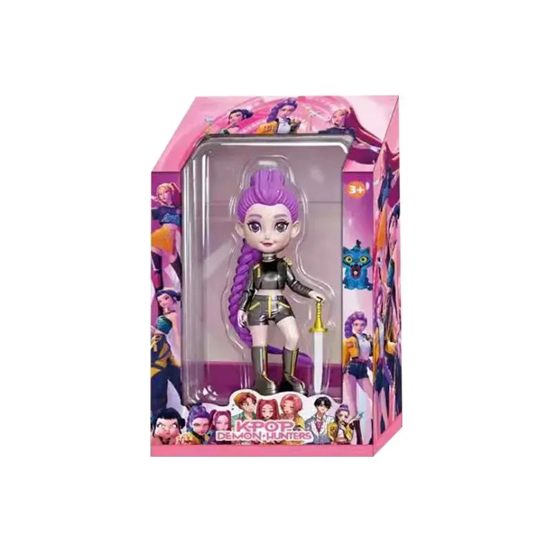 2026NEW Kpop Devil Hunter Rumi Zoe Mira anime polyvinyl chloride character collection desktop trinkets Childrens New Year gift