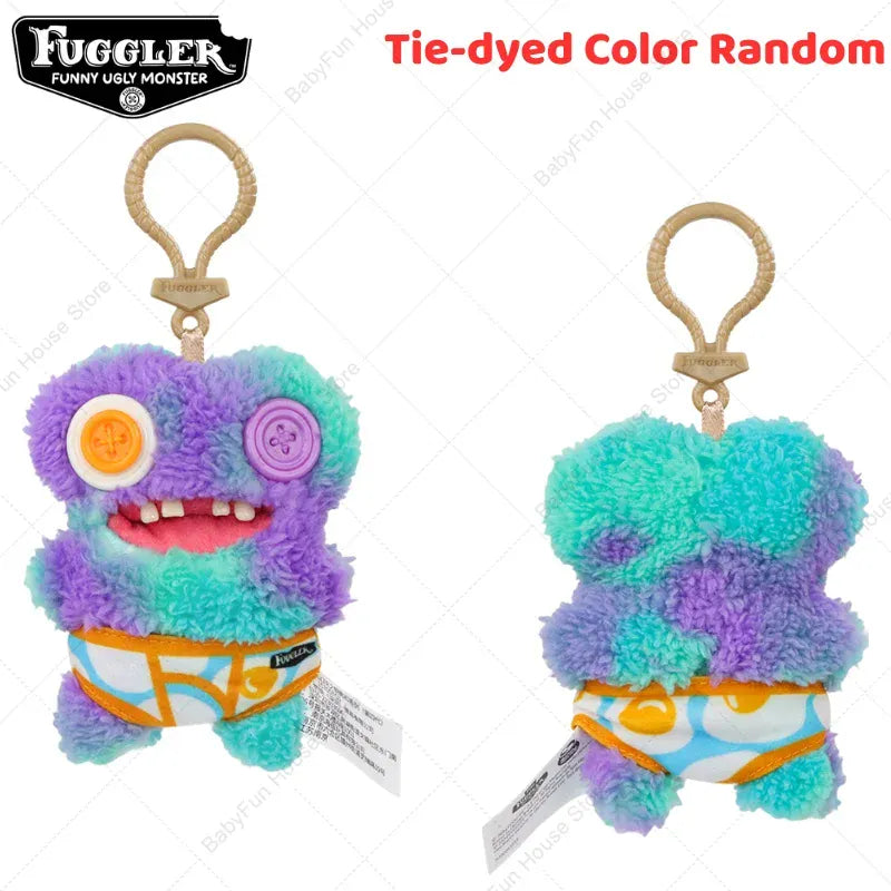 Original Fuggler Ugly Teeth Monsters Plush Toys Keychains Fugglers Wide Eyed Weirdo Annoyed Alien Rabbit Peluche Dolls Pendants