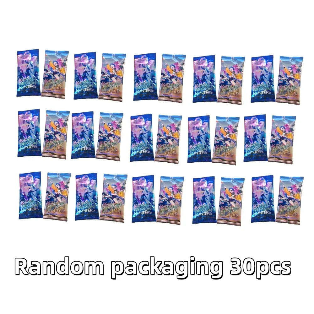 Anime Kpop Demon Hunter Collectible Card Game Blind Box K pop Huntrix Rumi Mira Zoey Photocard Adult Fun Hobby Mystery Bag Gifts