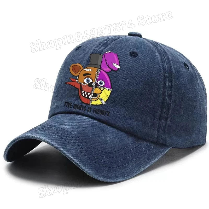 Five Nights At Freddys Baseball Cap Men Fnafs Anime Retro Sun Hat Boy Outdoor Sports Sunbonnet Adult Spring Autumn Headgear Gift