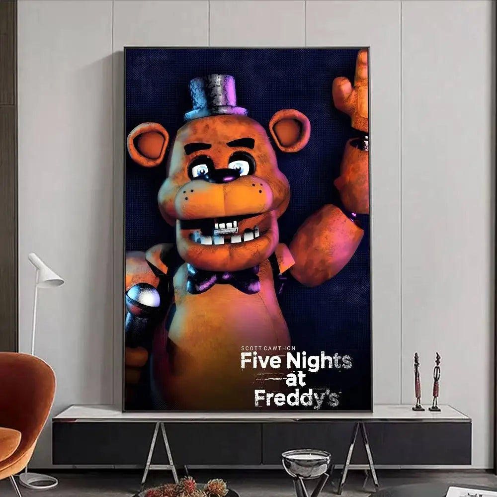 FNAF Five-nights-At-Freddys Ultimate Group Poster HD art poster for home living room bar office decoration sticky, waterproof