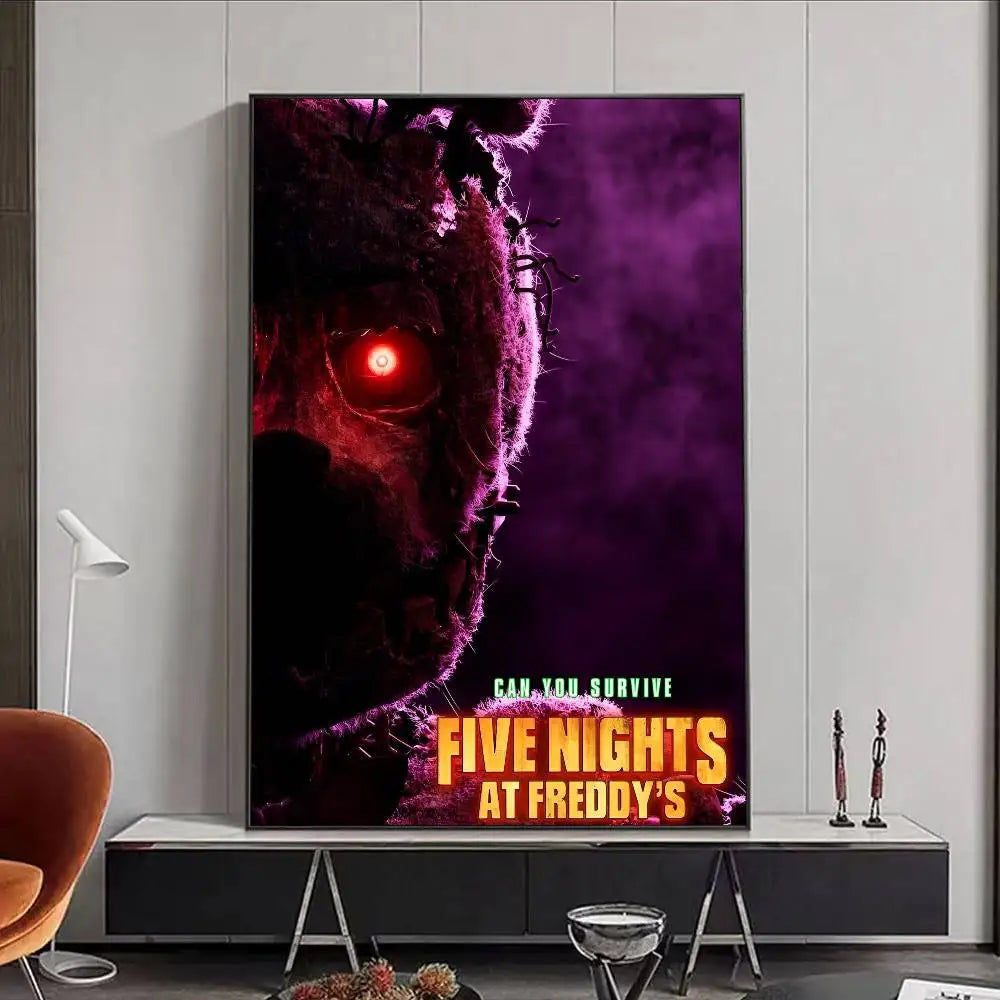 FNAF Five-nights-At-Freddys Ultimate Group Poster HD art poster for home living room bar office decoration sticky, waterproof