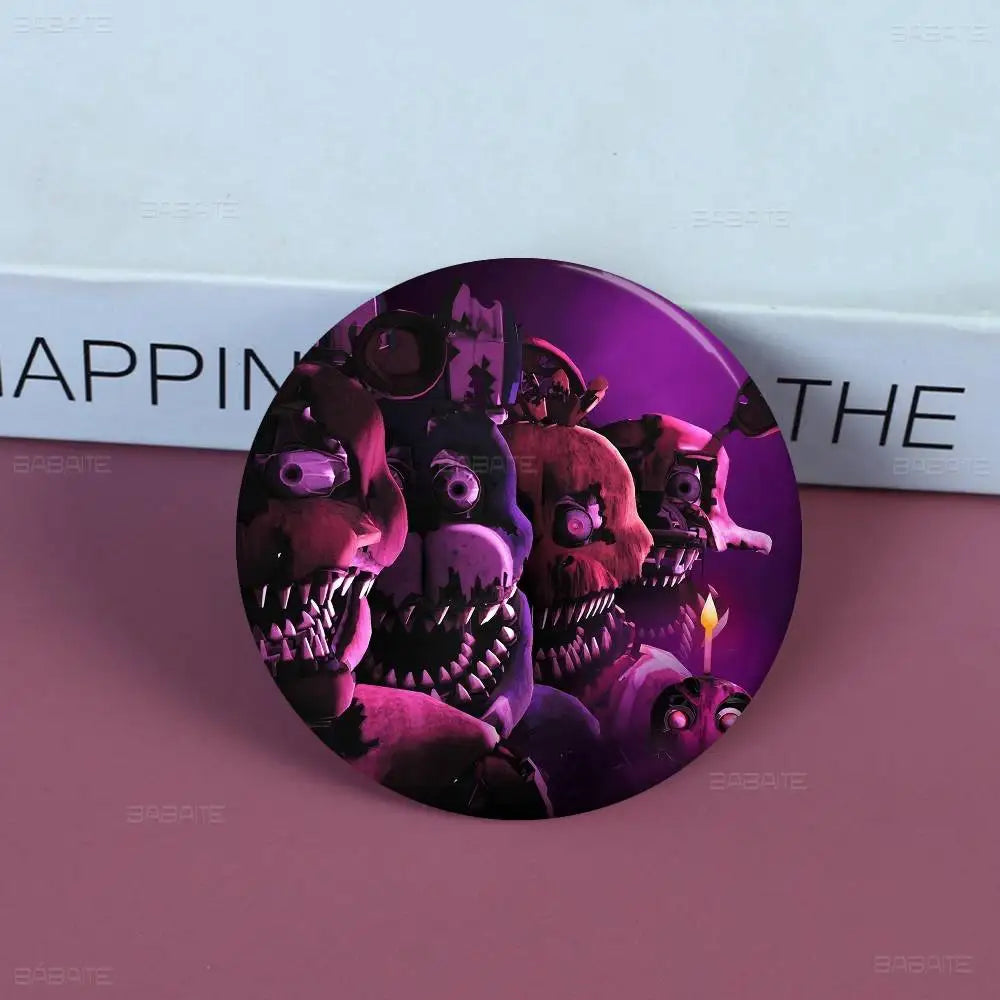 FNAF Game Security Breach Anime Brooches Cute Cartoon Badge Jacket Jeans Lapel Pin Gift Accessorie
