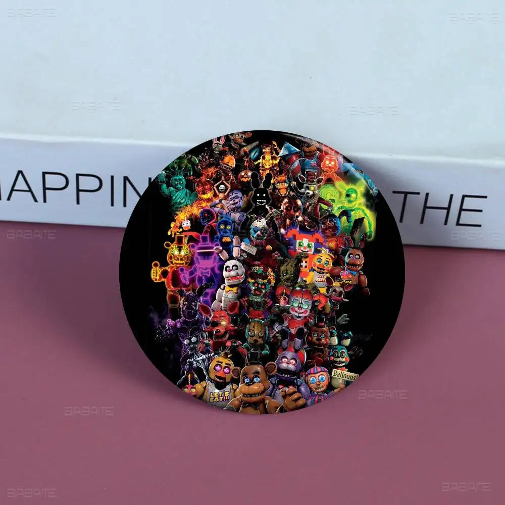 FNAF Game Security Breach Anime Brooches Cute Cartoon Badge Jacket Jeans Lapel Pin Gift Accessorie