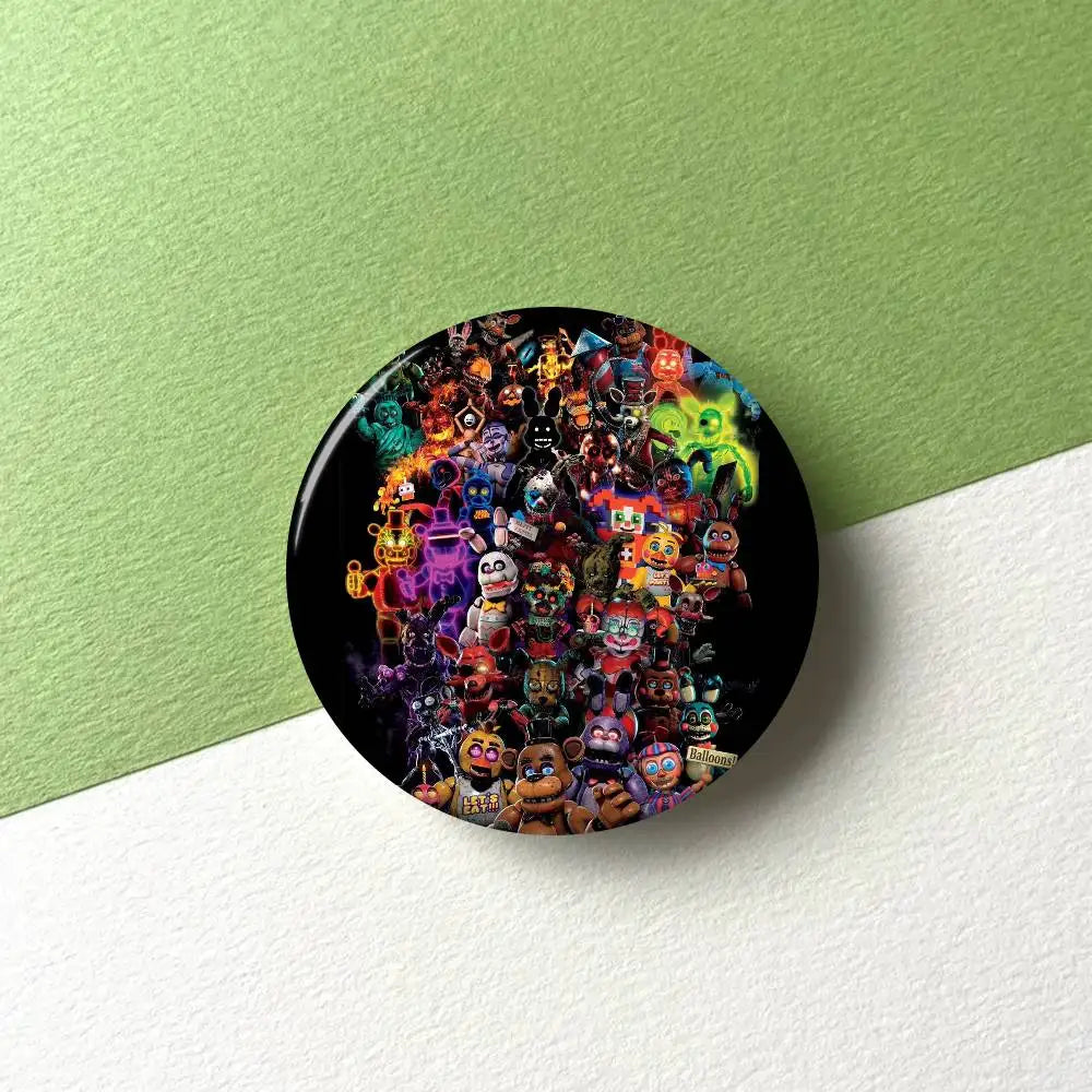 FNAF Game Security Breach Anime Brooches Cute Cartoon Badge Jacket Jeans Lapel Pin Gift Accessorie