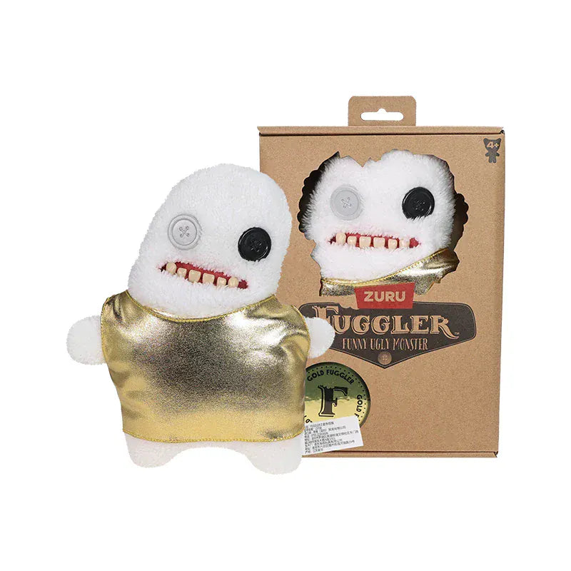 Fuggler Funny Ugly Monster Plush Doll Gold Rush Series Old Tooth Fuggler Stuffed Doll Toys Collectible Gifts
