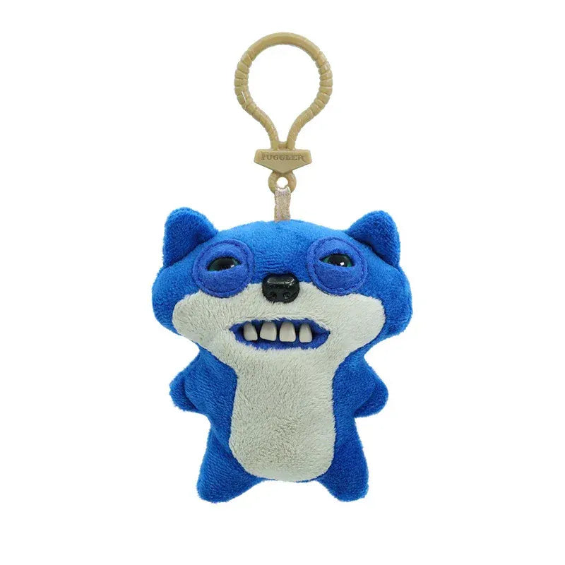Fuggler Funny Ugly Monster Plush Toys Keychain Kawaii Fuggler Monster Rabbits Cute Stuffed Peluche Dolls Pendants Gifts Kid 12CM