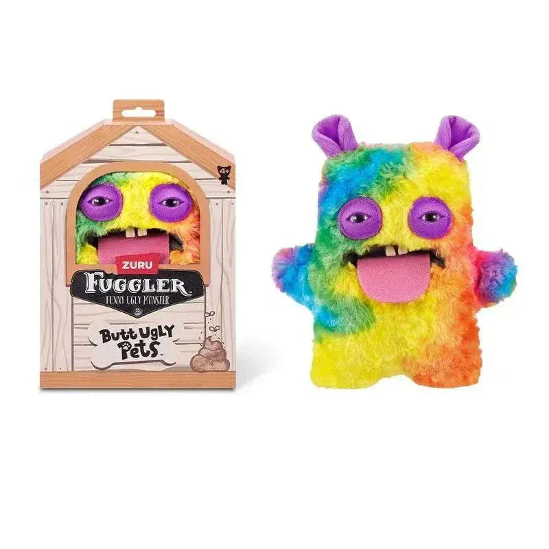 Fuggler Plush Toys Butt Ugly Monster Teeth Pets Series Mr Buttons Golden Retriever Fugg Stuffed Animal Fuggs Peluche Dolls 23CM