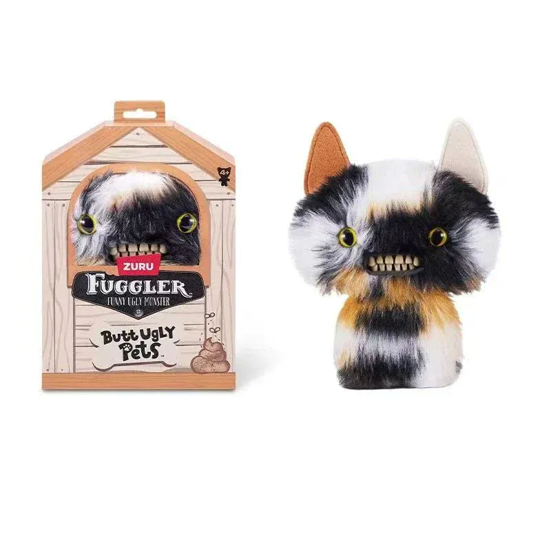 Fuggler Plush Toys Butt Ugly Monster Teeth Pets Series Mr Buttons Golden Retriever Fugg Stuffed Animal Fuggs Peluche Dolls 23CM