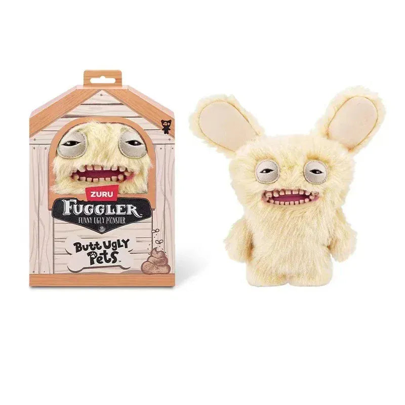 Fuggler Plush Toys Butt Ugly Monster Teeth Pets Series Mr Buttons Golden Retriever Fugg Stuffed Animal Fuggs Peluche Dolls 23CM