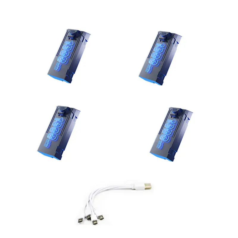 GT8 Drone Battery 3.7V 1300MAH Battery/Propeller USB For GT8 Brushless Drone GT8MAX Drone Battery Blades GT8 Dron Battery Blades