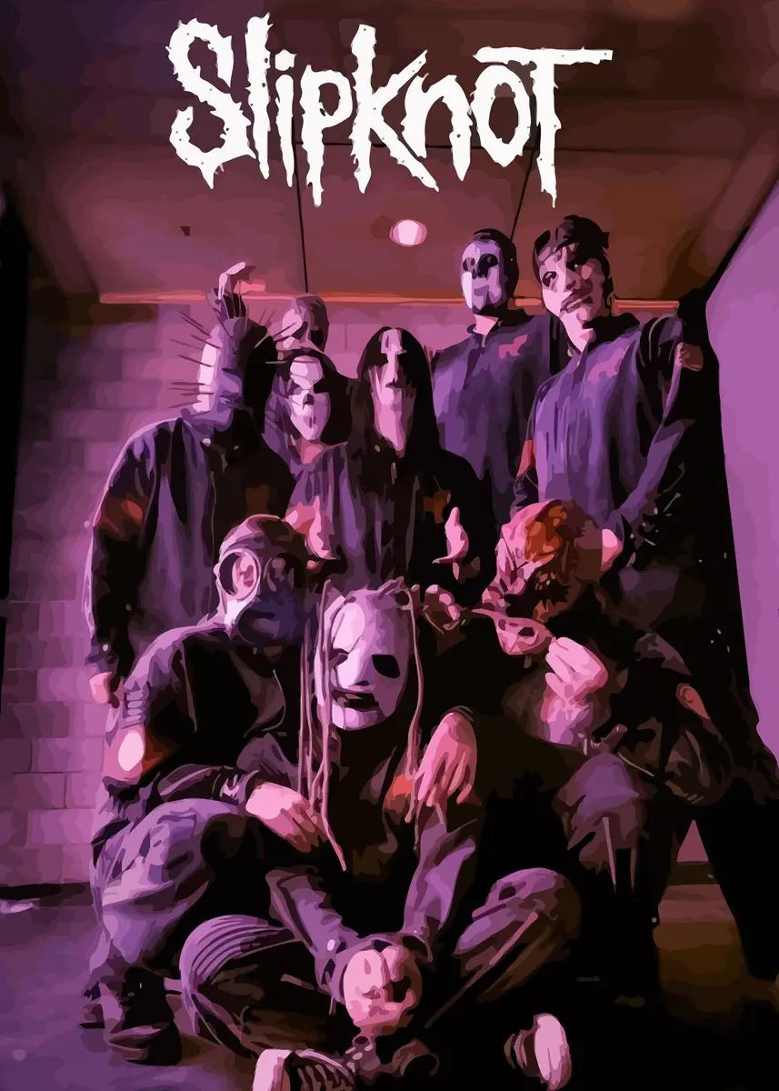 Heavy Metal Band Rap-Metal Music S-Slipknot Album Cover Poster Canvas Picture Wall Art for Fans The Gray Chapter Song Home Decor