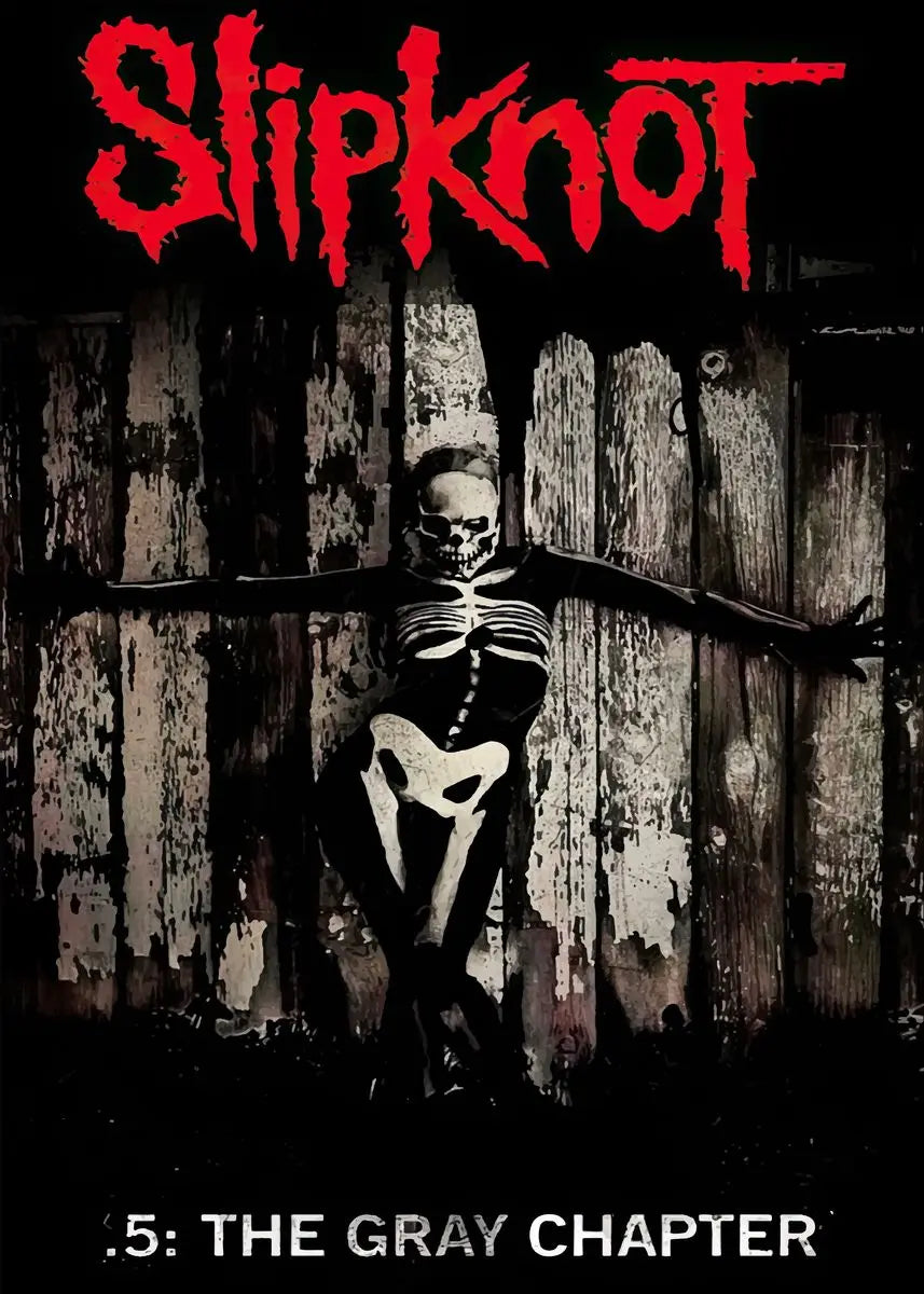Heavy Metal Band Rap-Metal Music S-Slipknot Album Cover Poster Canvas Picture Wall Art for Fans The Gray Chapter Song Home Decor