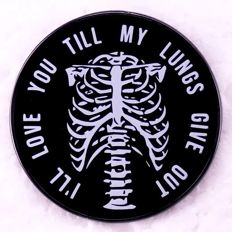 Hip Hop Rock Band Music Theme Badge Originality Enamel Metal Pin Singers Choir Band Fan Friend Gift Accessorie Collection