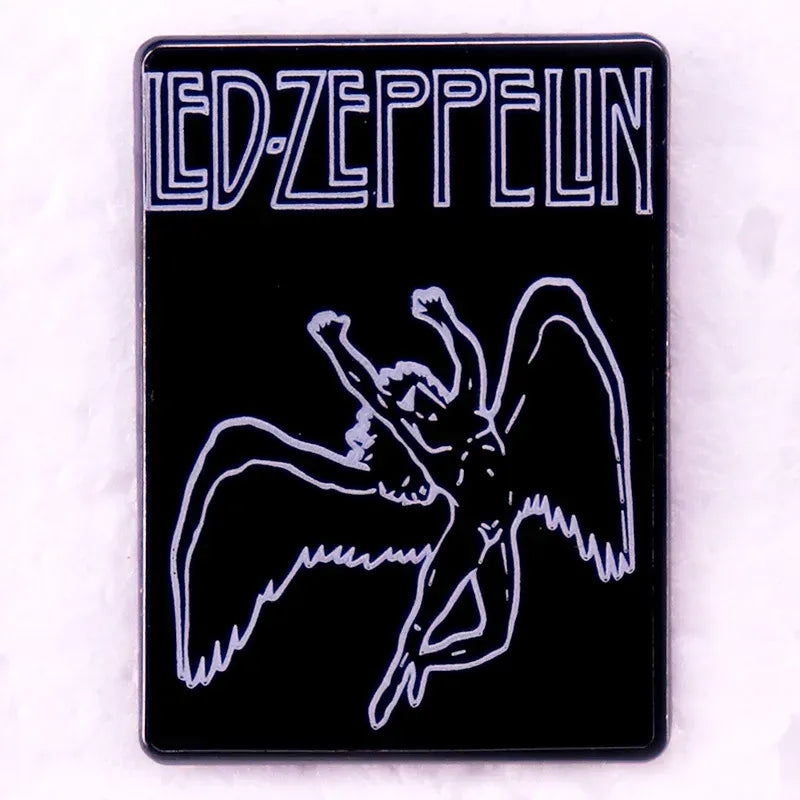 Hip Hop Rock Band Music Theme Badge Originality Enamel Metal Pin Singers Choir Band Fan Friend Gift Accessorie Collection