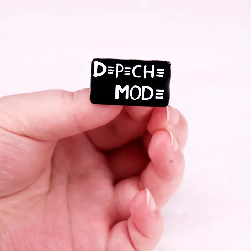 Hip Hop Rock Band Music Theme Badge Originality Enamel Metal Pin Singers Choir Band Fan Friend Gift Accessorie Collection