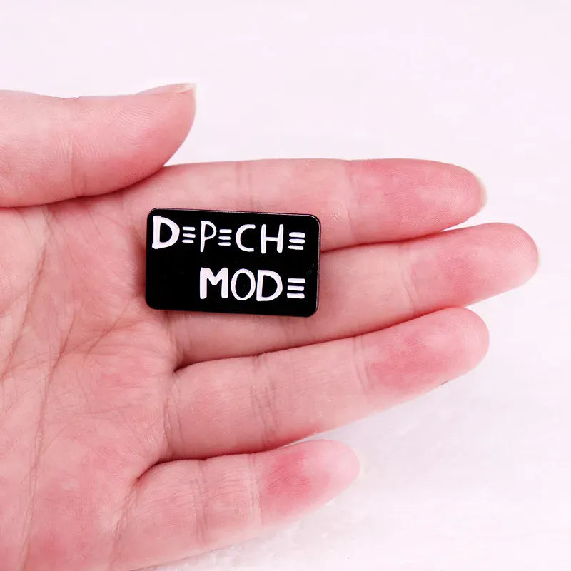 Hip Hop Rock Band Music Theme Badge Originality Enamel Metal Pin Singers Choir Band Fan Friend Gift Accessorie Collection