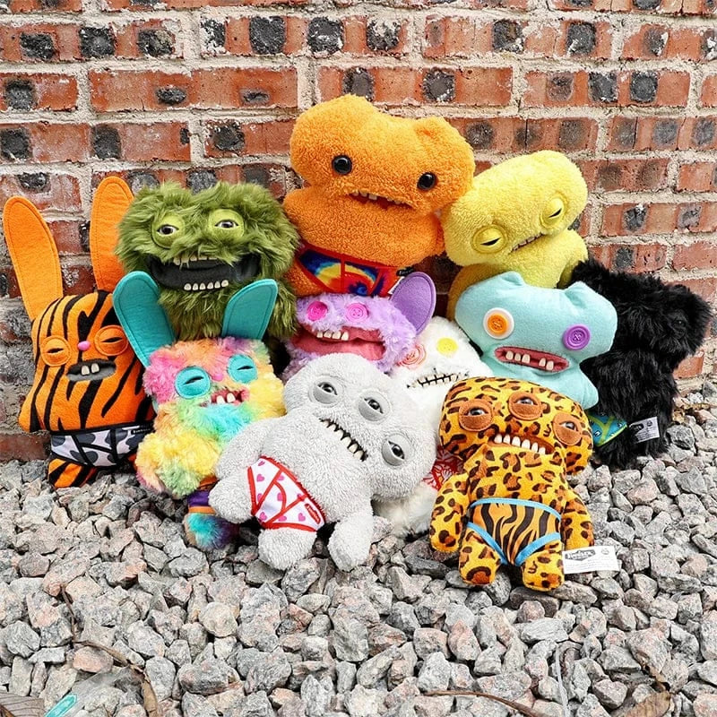 Hot Fuggler Funny Ugly Monster Doll Old Tooth Plush Budgie Fuggler Edition Stuffed Doll Toys Collectible Gifts
