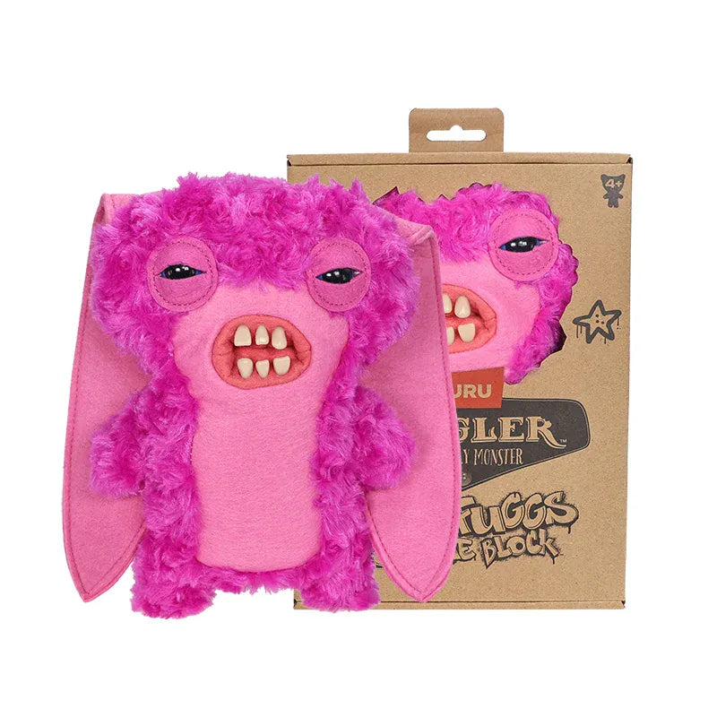 Hot Fuggler Funny Ugly Monster Doll Old Tooth Plush Budgie Fuggler Edition Stuffed Doll Toys Collectible Gifts