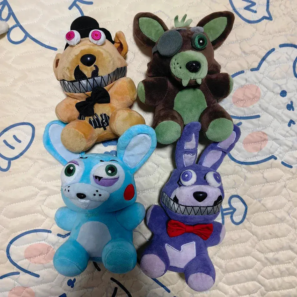 New Five Nights at Freddy FNAF Cute Plush Toys 18cm Game Dolls Bonnie Bear Foxy Animated Series Freddy Plush Gifts