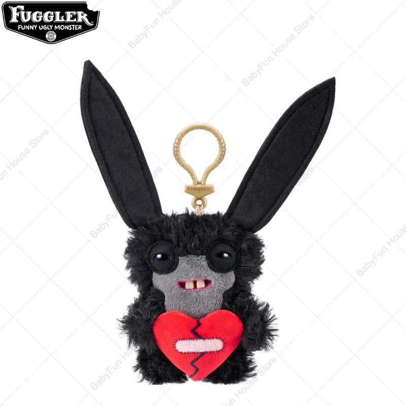 Original Fuggler Ugly Teeth Monsters Plush Toys Keychains Fugglers Wide Eyed Weirdo Annoyed Alien Rabbit Peluche Dolls Pendants