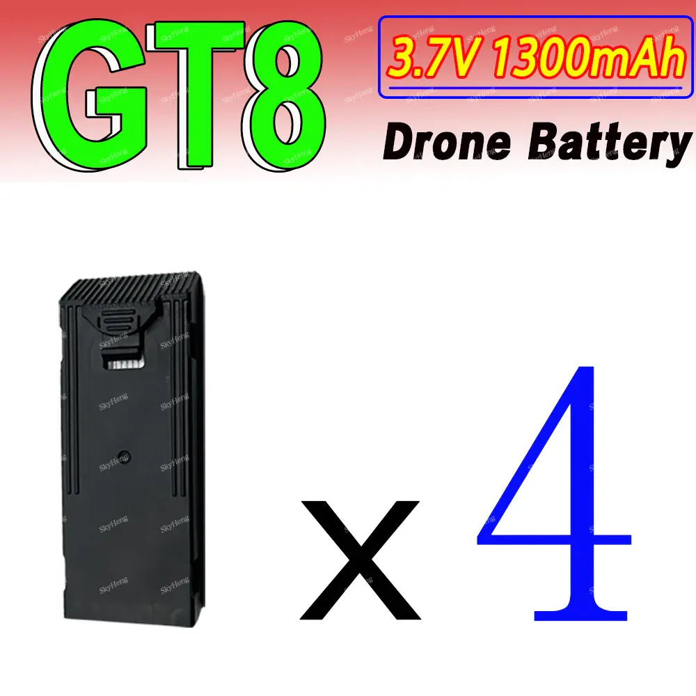 Original LSRC GT8 Drone Battery 3.7V 1300MAh Battery For GT8 RC Quadcopter Replacement Battery GT8 Accessory Parts