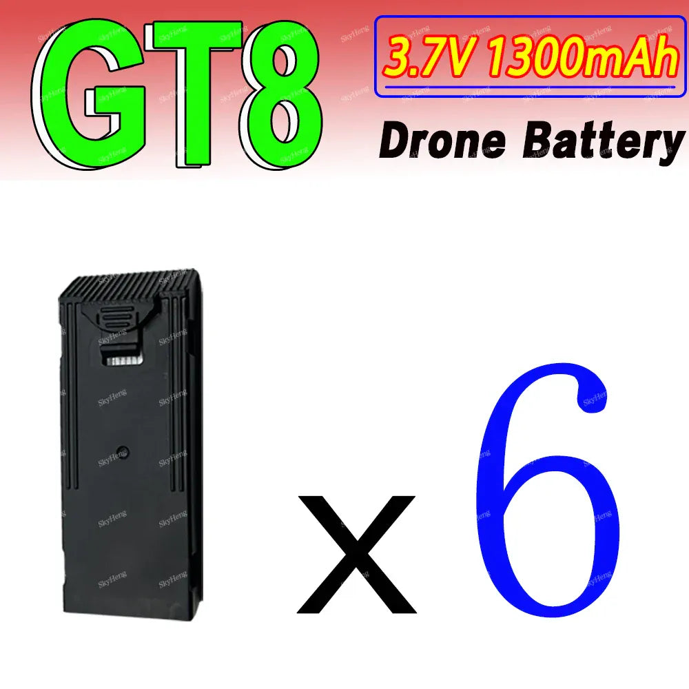 Original LSRC GT8 Drone Battery 3.7V 1300MAh Battery For GT8 RC Quadcopter Replacement Battery GT8 Accessory Parts