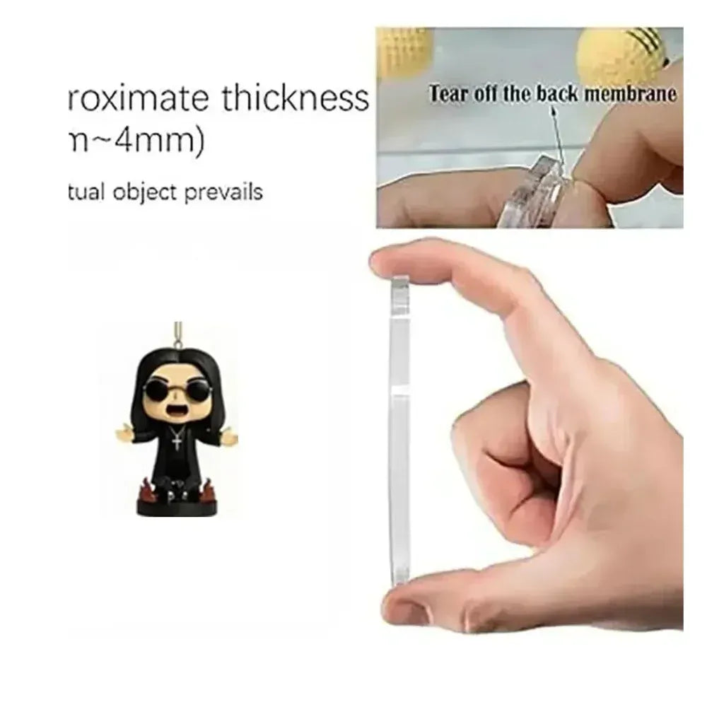 Rock and Metal Music Christmas Countdown Calendar 2D Flat Acrylic Iconic Music Character Series Christmas Gifts