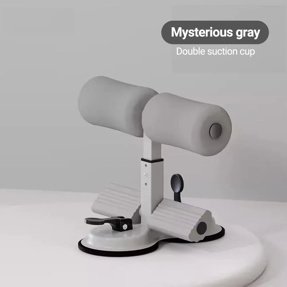 Sit-Up Assistant with Suction Cups - Adjustable Ankle Support Bar