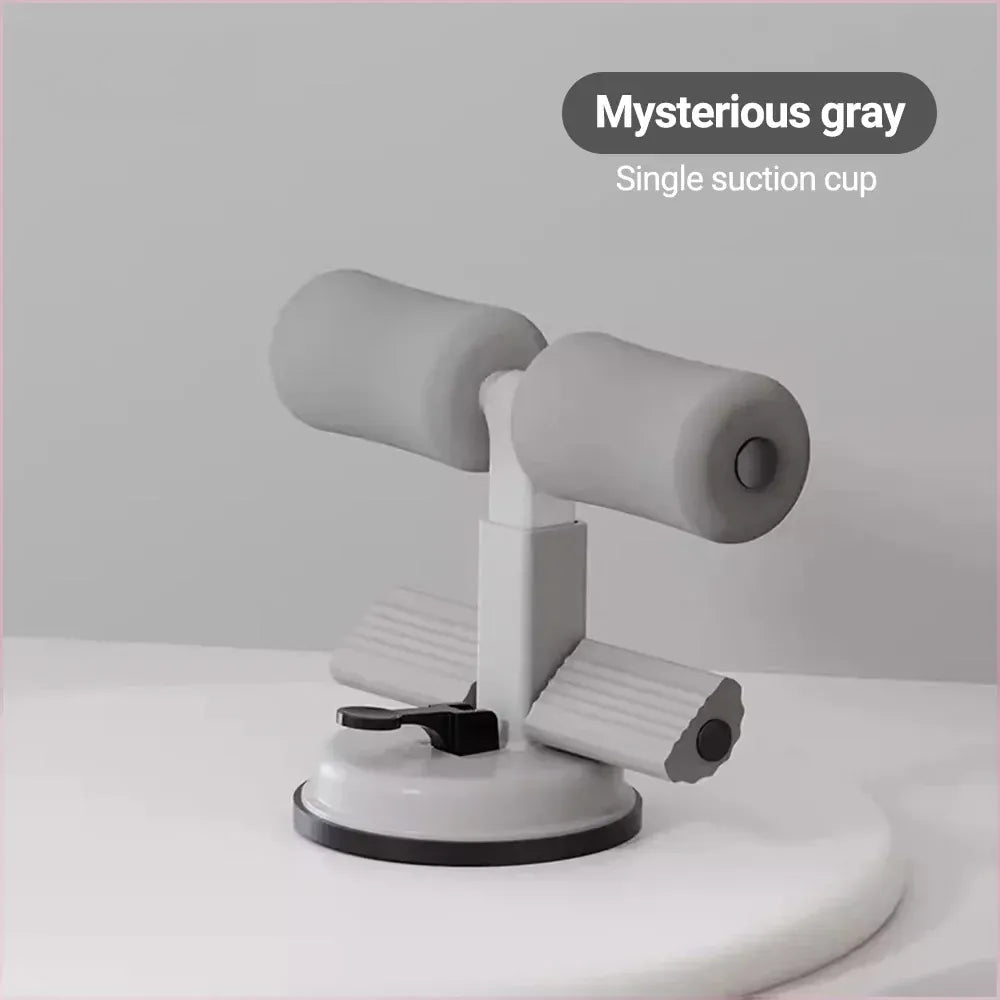 Sit-Up Assistant with Suction Cups - Adjustable Ankle Support Bar