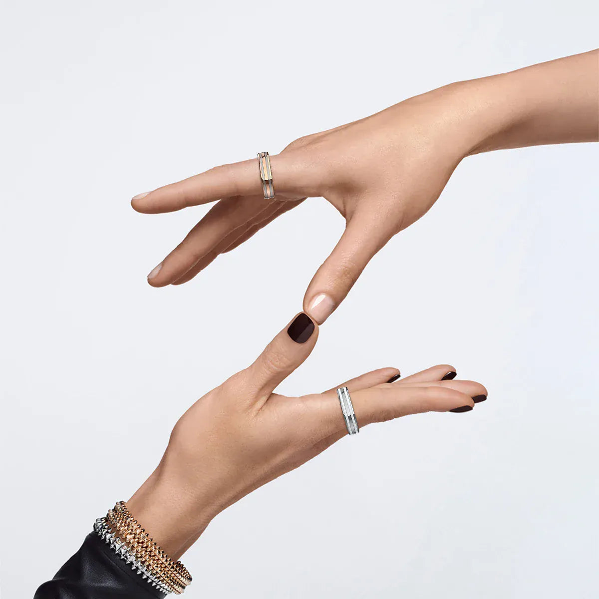 Smart Ring - Fitness Tracker with Sleep Monitor, Pedometer & 20+ Exercise Modes, IP68 Waterproof, USB Rechargeable, Stainless S