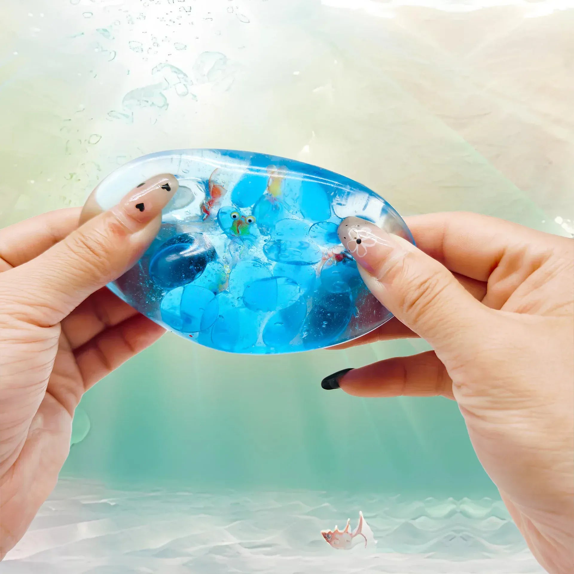 Squishy Sea Animals Stress Ball - Sensory Fidget Toy for Anxiety Relief