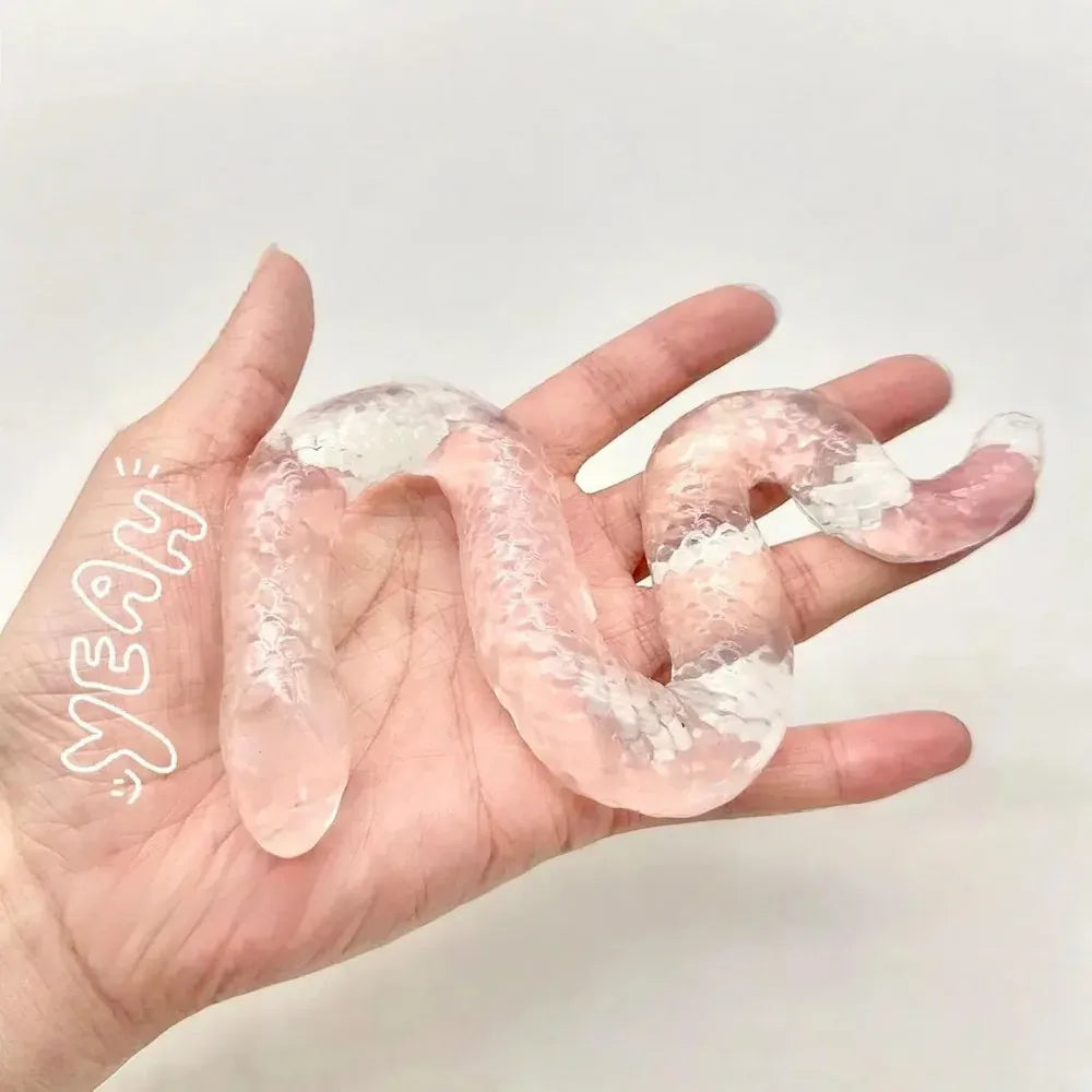 Squishy Snake Stress Ball Stretchy Fidget Toy for Adults Kids, Squishies Hand Therapy Sensory Toys for Anxiety Relief ADHD Gifts